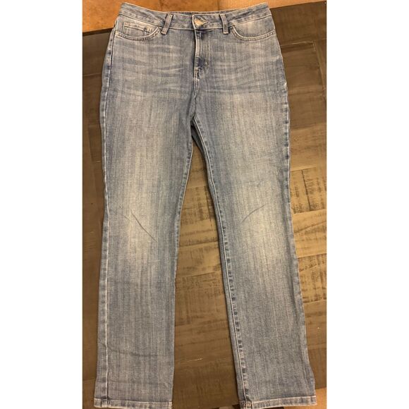 Lee Straight Leg Regular Fit Mid Rise - Sz 12 - Picture 2 of 10